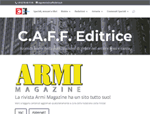 Tablet Screenshot of caffeditrice.com